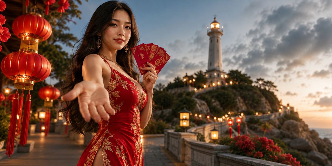 Không khí chơi bài sôi động tại Vũng Tàu với đèn lồng rực rỡ